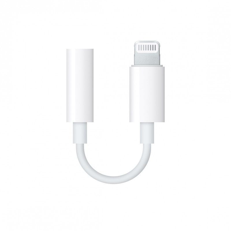 Apple Lightning naar Headphone Jack Adapter bij Mobieltekoop.nl