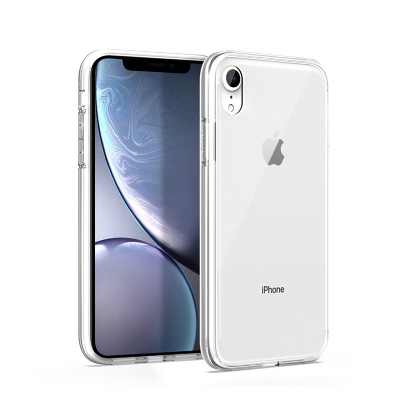 droog Nat Uitgaan Transparant hoesje (Apple iPhone XR)